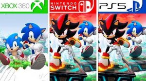 Sonic X Shadow Generations | Xbox 360 (Original) - Switch - PS5 | Graphics Comparison