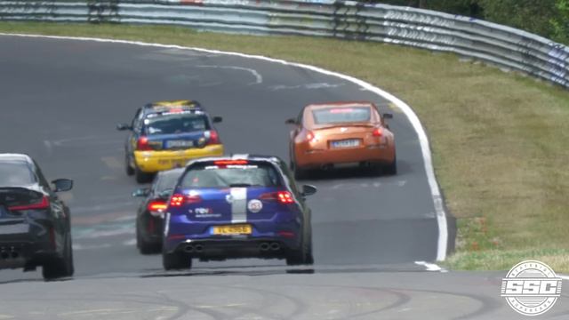 Подборка ОПАСНЫХ ситуаций и технических дефектов на НЮРБУРГРИНГЕ за июль 2024 года Touristenfahrten