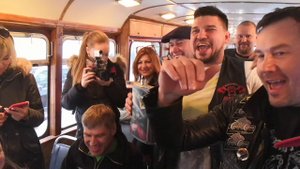 Александр Бормотов. "Матерные частушки". Трамвайный драйв в Питере, 2018