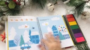 Книга Usborne Fingerprint Activities Рождество Usborne
