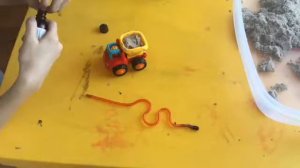 Опыты с кинетическим песком🏝|TheSashaLay