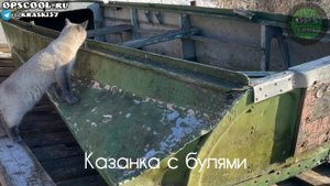 Казанка с булями. Оранжевый и белый. Фото от клиента