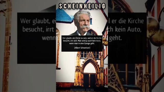 SCHEINHEILIG ❗️ Albert Schweitzer  #zitate #sprüche #short