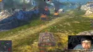 Нарезка бомбических моментов со стрима CHUDO8585. 100000 урона в танки или удаляю канал!