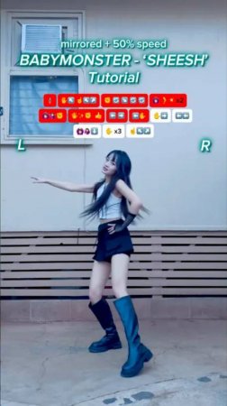 [TUTORIAL] BABYMONSTER - ‘SHEESH’ dance 🔥 #babymonster #sheesh #sheeshchallenge