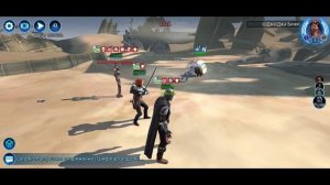 великая арена 3х3. 3 битва 11.11. swgoh