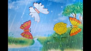 Три бабочки