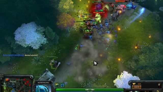 [Dota 2] Morphling Tower Deny Via Enemy Replicate! смотреть онлайн