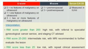 Ovarian tumors