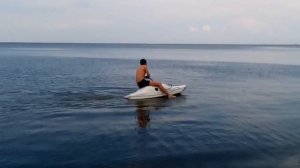 Лодка из стеклопластика, 110 км ч ! Испытание неправильного  мотора)))