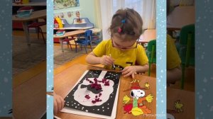 Аппликация «Снегирь»