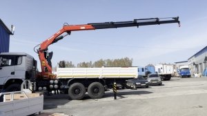 Бортовой Shacman X-3000 6x6 с КМУ SunHunk K-238-4