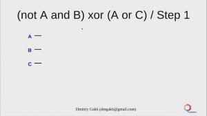 Урок: Построение цепи логических вентилей по формуле.