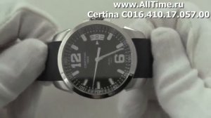 Мужские наручные швейцарские часы Certina C016.410.17.057.00