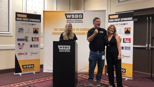 Ring Presentations (Day 2) | Acquire, Brass, Dominant Species Marine, Wingspan | WSBG 2022