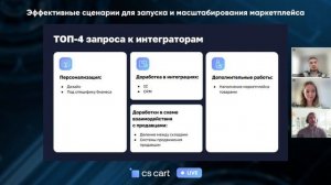 Вебинар: Эффективные сценарии для запуска и масштабирования маркетплейса