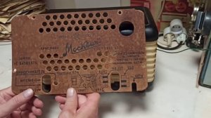 Ламповый ДВ-СВ радиоприёмник "Москвич-В", 1949 год, СССР. Символ эпохи, один из самых массовых!