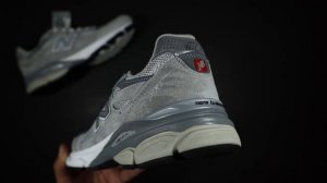 New Balance 990 v3 "Grey" On foot Review unboxing