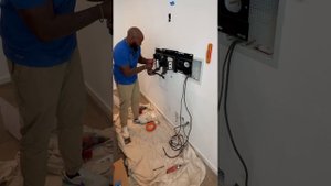 The worlds #1 Rated Tv (Sony A95L) with install using the Sony SU-WL855