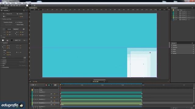 Kurs Edge Animate - dynamiczne animacje - tworzenie prostego menu смотреть онлайн
