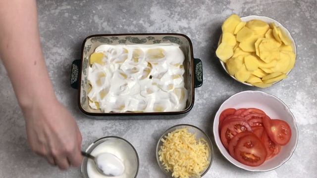 Запеканка из картофеля с фаршем и помидорами в духовке  Вкусная картофельная запеканка с фаршем