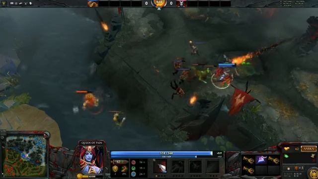 Dota2(1 vs 1 Solo mid): QoP vs bristleback смотреть онлайн