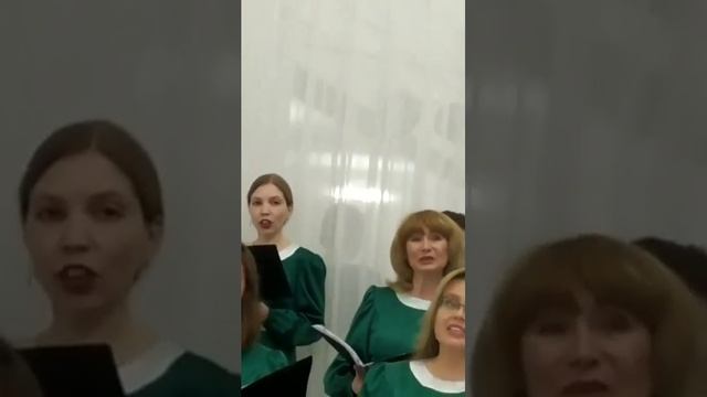 Народный академический хор ЦК "Родина" (г. Анапа) - "Шутка" (отрывок, крупный план) (14.04.2024)
