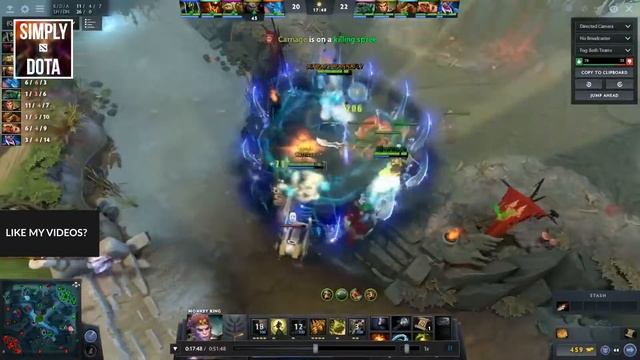 [Simply DotA] EG.Cr1t Monkey King DotA 2 7.00 Gameplay Highlights смотреть онлайн