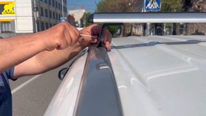 Презентация багажника для Mitsubishi Outlander III с опорами из 2мм нержавеющей стали