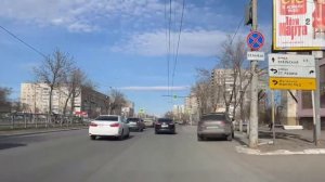 Город Оренбург 15 апреля едем по городу