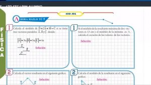 *Capitulo1,2 y 3 Fisica 4°Sec