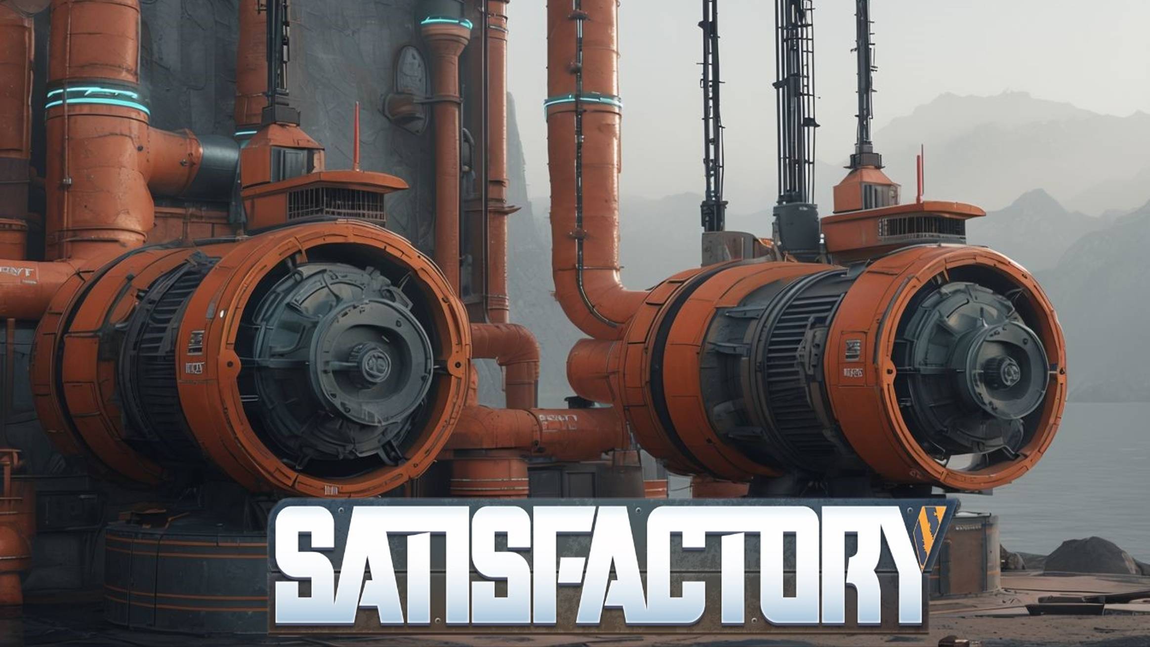 Satisfactory №58 Режим "Исследователь"4k 60к/с - Стройка 2 ГЭС ч.1. #satisfactory