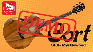 Электроакустика CORT SFX-Myrtlewood-NA - демонстрация звучания