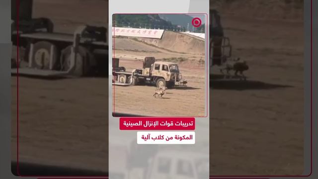 شاهد.. تدريبات قوات الإنزال الصينية المكونة من كلاب آلية