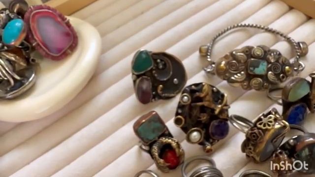 Украшения из серебра 925  вставка камень натуральный от мастерской Афганистан. 89155602288