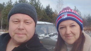 Отдыхаю от курьерства привычным образом. Глубокой осенью на природе.