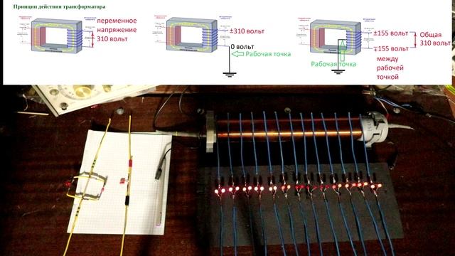 ДИ#16. Стоячая электромагнитная волна в ВВ катушке. (12.2).2024.02.15