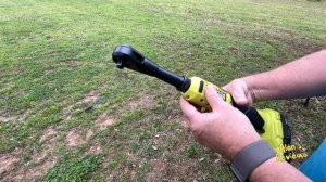 RYOBI ONE+ 18V Brushless Cordless 3/8 in. Extended Reach Ratchet with (1) 2.0 Ah Battery and Charge