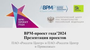 Внедрение системы управления бизнес-архитектурой (ПАО «Россети Центр», «BPM-проект года 2024»)