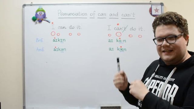 Урок от Сергея (Pronunciation of can and can't) смотреть онлайн