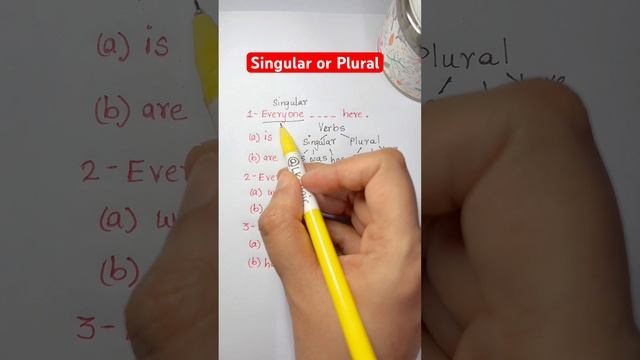 Singular or Plural