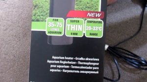 Aquael Ultra heater review 75 watt