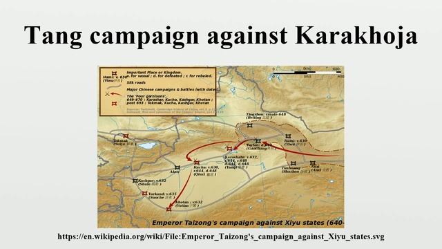 Tang campaign against Karakhoja смотреть онлайн