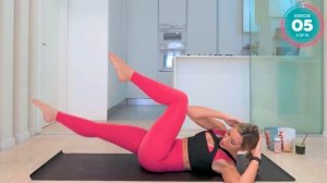 5 min Abs Burn 🔥 Intense Pilates Workout at Home _ No Equipment, All Levels!
