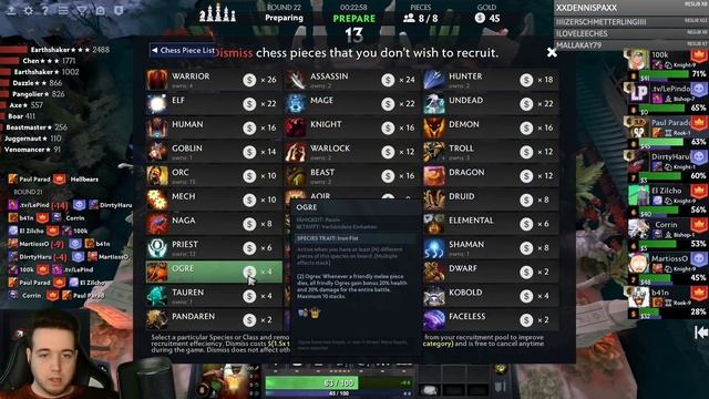 CHEN 3 in Runde 19 durch neues OP RELIKT!!! ► Dota 2 Auto Chess смотреть онлайн