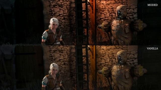 The Witcher 3 Modded Vs Vanilla: Visual Comparison 01 (Classic 1.32)