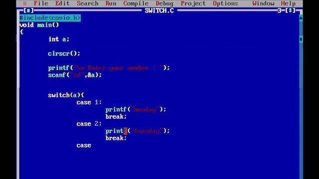 Switch Case statement in C programming language | With syntax and Example #viral #youtube #educatio