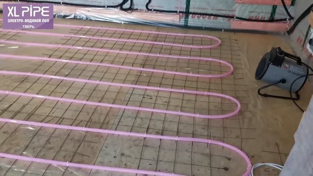 Отопление XLpipe в каркасном доме 85кв.м. смотреть онлайн