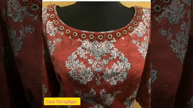 Куртахои Мили Новинка 🌟 Tajik dresses with decoration