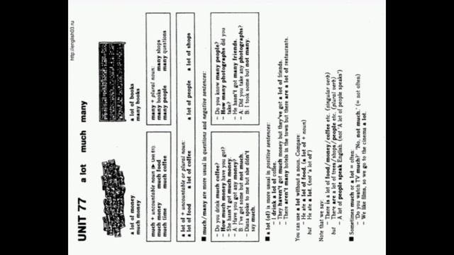UNIT #77/107 A lot much many |#Essential_grammar_in_use uzbek tilida | #Raymond_Murphy смотреть онлайн